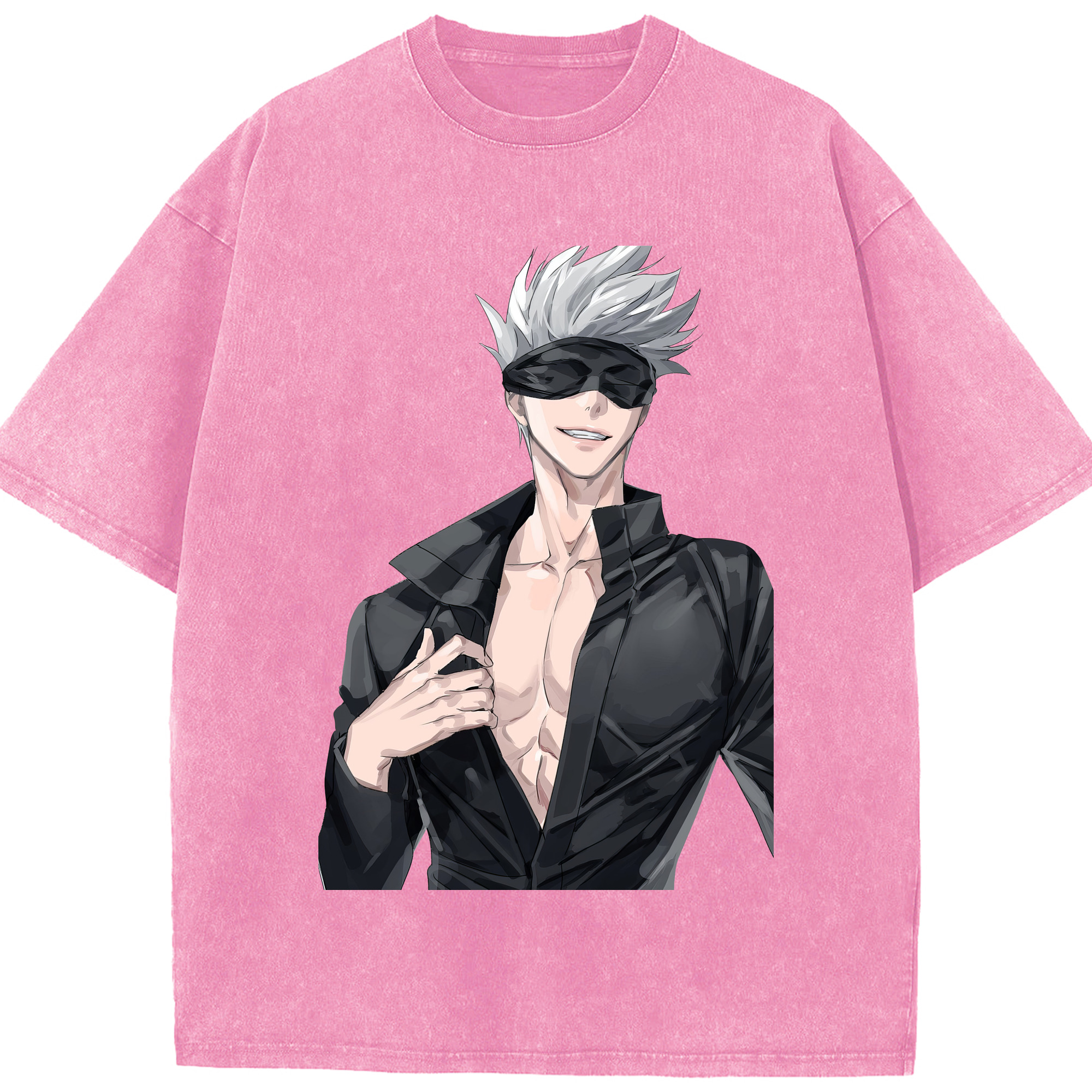 （画像用） 呪術廻戦 Jujutsu Kaisen 綿100% ヴィンテージ風 半袖Tシャツ（フロントプリント）